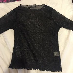 See through-Brandy Melville sparky long sleeve