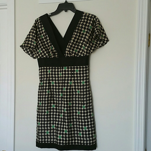 Phoebe Couture multicolor polkadot dress