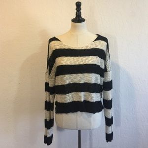 Striped Knit Sweater