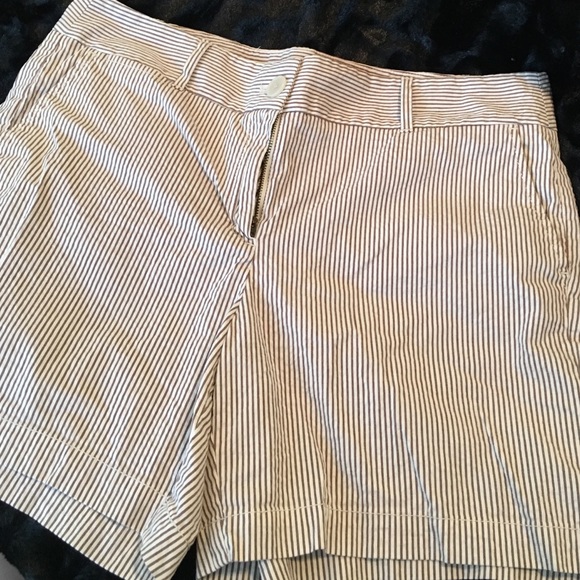 LOFT seersucker shorts