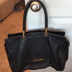 Marc by Marc Jacobs black leather tote