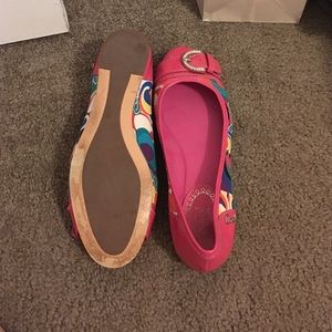 Good condition coach poppy ballet flats