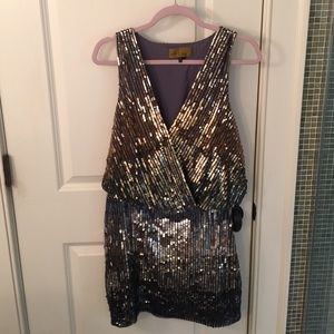 Nicole Miller Sequin cocktail dress, worn once