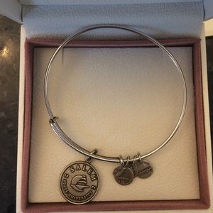Salem State University Alex and Ani bangle silver