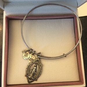 Mary Alex and Ani bangle in silver