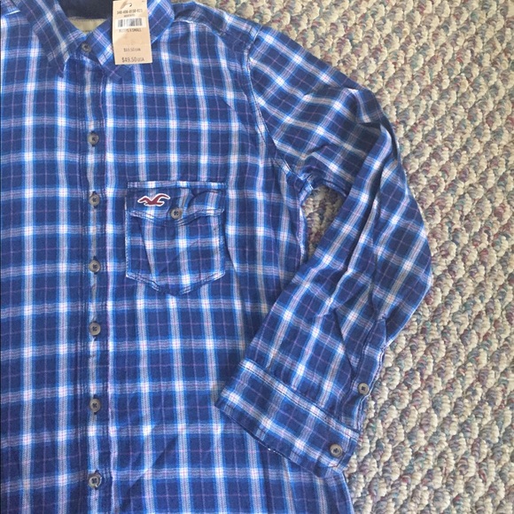Hollister XS Button up Shirt - NWT - Picture 3 of 5