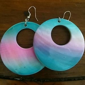 Sea shell earings