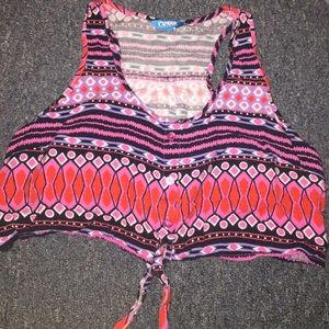 Beautiful colorful crop top