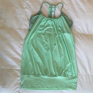 Lululemon No Limit Tank - Fresh Teal Stripe 8