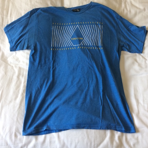 Men's Blue Volcom T-shirt