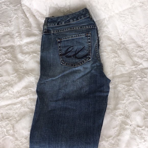 Express boot cut denim size 8 long