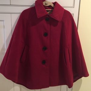 Red Steve Madden cape