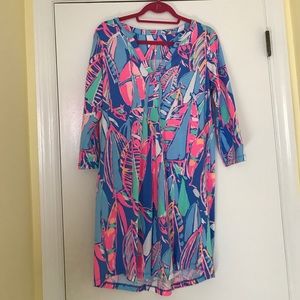 Lilly Pulitzer Neck T-Shirt dress NWT