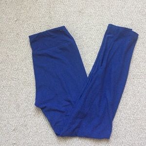 Lularoe solid blue OS leggings