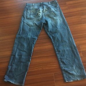 7 for all mankind men's jeans 40x34. Used.
