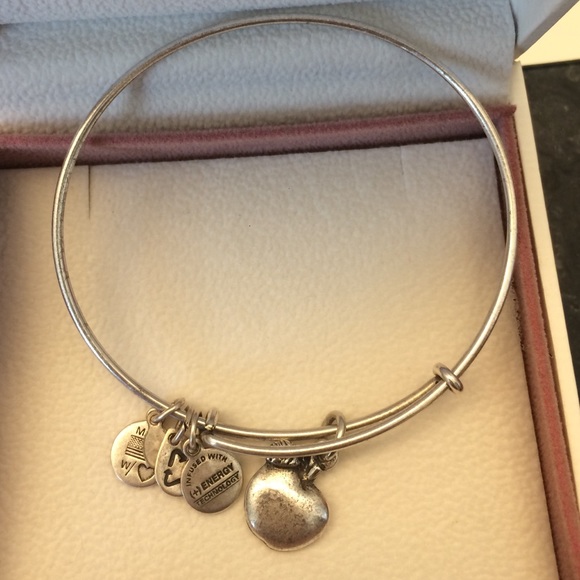 Apple Alex and Ani in silver