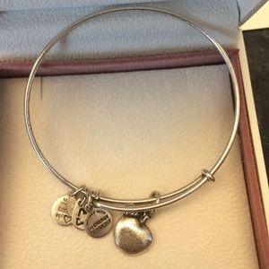 Apple Alex and Ani in silver