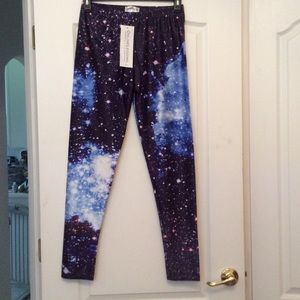 Space leggings brand new just unwrapped XXXL