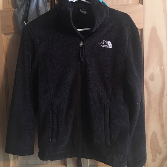 Fuzzy North Face zip up