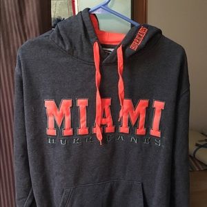 Miami Hurricanes Hoodie Men's Medium