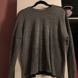 Zara grey blouse