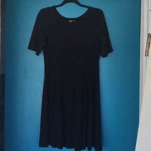 ASOS Dress With Lace Sleeves