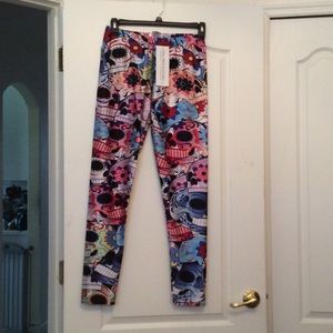 Sugar Skulls day of the dead leggings XXXL New