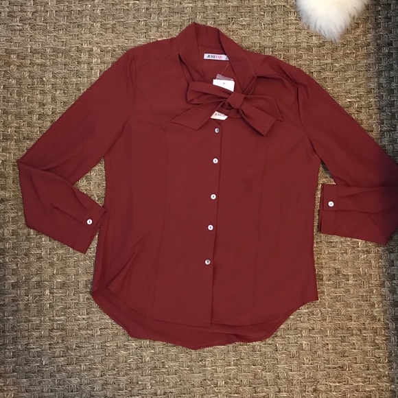 Pussy bow blouse