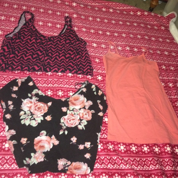 crop tops ( 4.00 each) or ( 10.00 bundle)