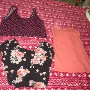 crop tops ( 4.00 each) or ( 10.00 bundle)