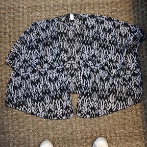 Black and white print coverup