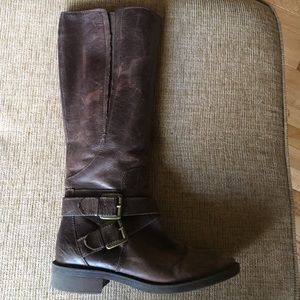 Brown Leather Riding Boots