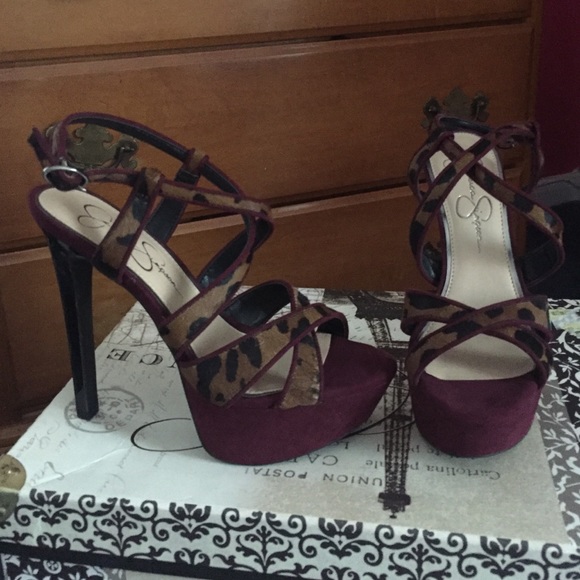 Jessica Simpson Animal Print heels