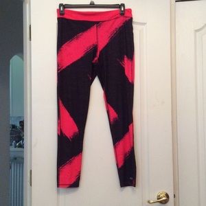 Champion C9 Running Leggings hot pink and black