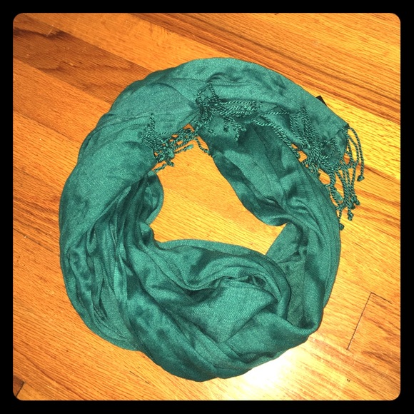 Teal scarf