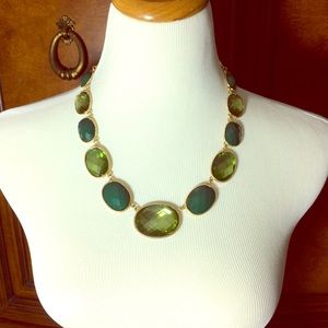 Green gem necklace