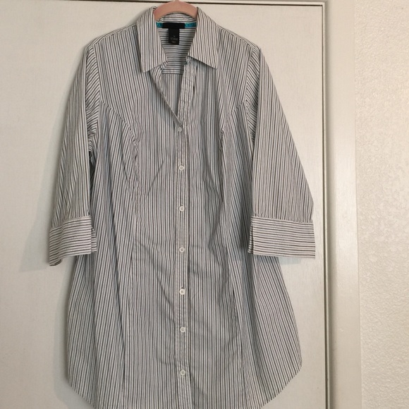 Button down tunic