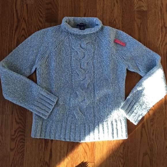 Ann Taylor Merino Wool Mock Turtleneck Sweater - Picture 1 of 3