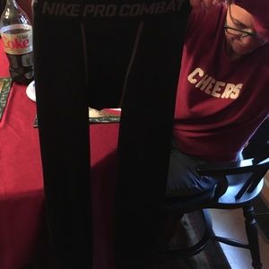 Nike pro combat little boys compression pants