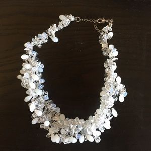 White Gem Necklace