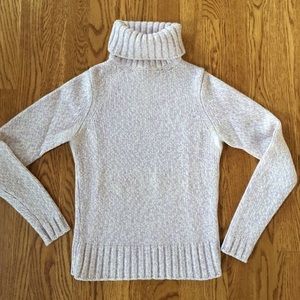 Ann Taylor 100% Cashmere Turtleneck Sweater