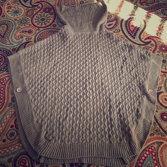 Moon Boutique Poncho Sweater