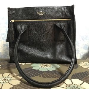 Kate Spade Black Southport Avenue Oden Tote Bag