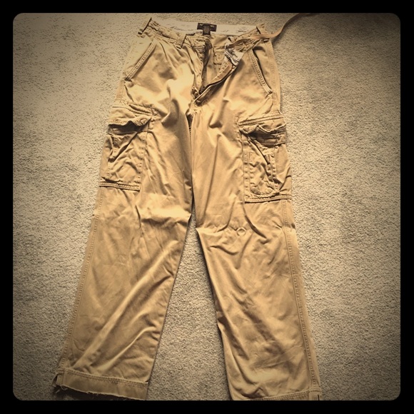 Abercrombie 32R khaki pants. - Picture 1 of 1
