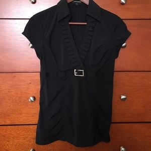 Express casual black top