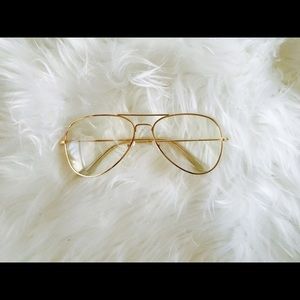 Gold Aviator Glasses