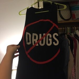 Forever 21 no drugs tank top/muscle shirt