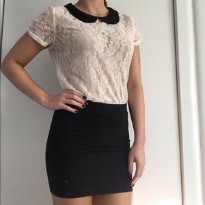 White lace blouse