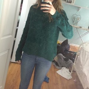 Urban outfitters green knitted sweater