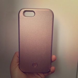 Dusty Pink Selfie Light Case